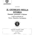 1999 Conferenza Camisasca Giubile