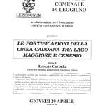 1999 Conferenza linea cadorna