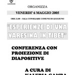 2005 CONFERENZA TIBET