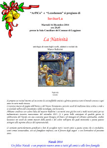 Locandina NATIVITA' 2014 ARPICA LEZEDUNUM